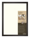 Zwarte aluminium brede Barth wissellijst 1828 ZW
