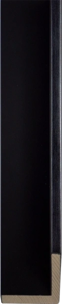 Wooden Float L baklijst zwart/carbon fineer