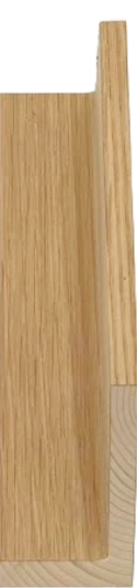 Wooden Float 3D baklijst eiken fineer