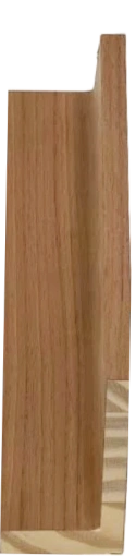 Wooden Float 3D baklijst walnoot fineer