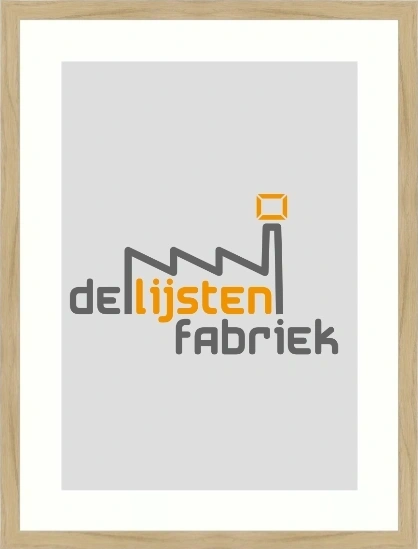 Wissellijsten Basic blank eiken folie fineer - houten wissellijsten