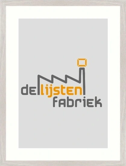 Wissellijsten Basic wit eiken fineer - houten wissellijsten