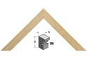Maatwerk blank eiken houten Barth wissellijst 210-222