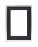 Premium Baklijst zwart/zilver - luxe design baklijsten