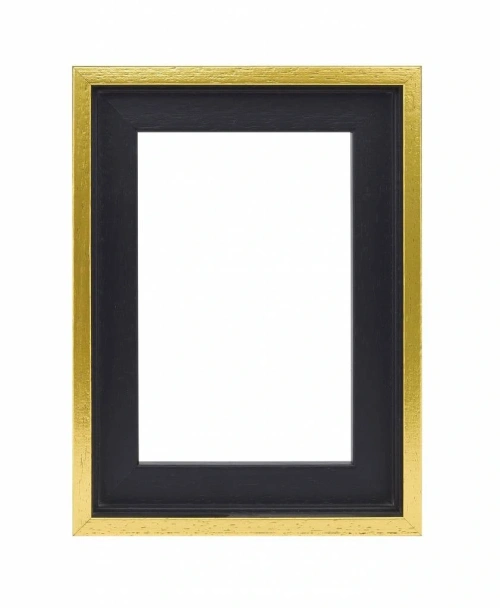 Premium Baklijst zwart/goud - inlijsten van opgespannen doek