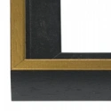 Premium Baklijst zwart/goud - inlijsten van opgespannen doek