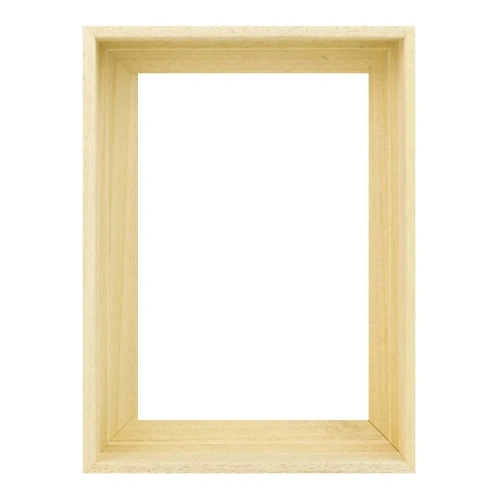 Premium 3D Baklijst blank onbehandeld - extra diepe baklijst