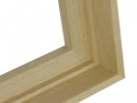 Premium 3D Baklijst blank onbehandeld - extra diepe baklijst