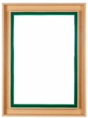 Premium Paneel lijst blank hout - voor dibond en andere panelen