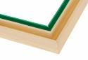 Premium Paneel lijst blank hout - voor dibond en andere panelen