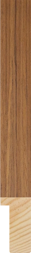 Nordiq L teak folie fineer