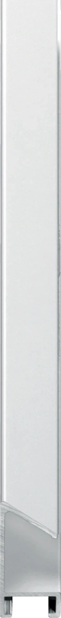 Mat witte aluminium Nielsen lijst