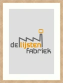 Geborsteld gouden Nielsen lijst