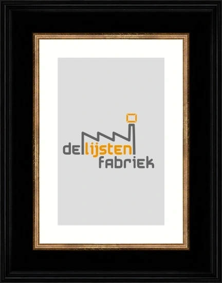 Vintage XL zwart met goud