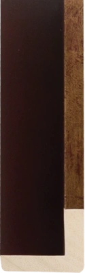 Essence S zwart/oud goud fineer baklijst