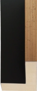 Essence L zwart/oud goud fineer baklijst