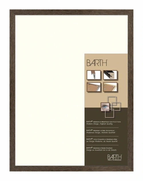 Licht gerookt eiken houten Barth wissellijst 209-888