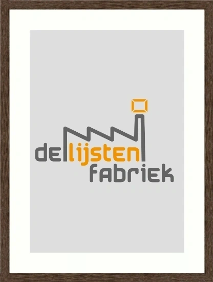 Maatwerk licht gerookt eiken houten Barth wissellijst 209-888