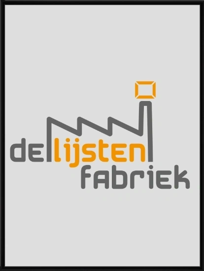 Gallery smal baklijst mat zwart fineer