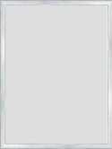 Floating frame zilver