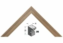 Walnoot houten Barth wissellijst 210-555