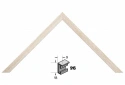 Eiken wit gewassen Barthwood wissellijst 916 BW