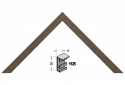 Wenge ongelakt Barthwood wissellijst 1125 WE