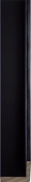 Wooden Float S baklijst zwart/carbon fineer