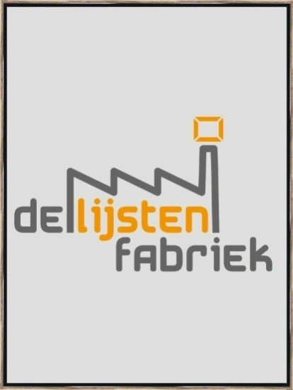 Wooden Float S baklijst zwart/goud fineer