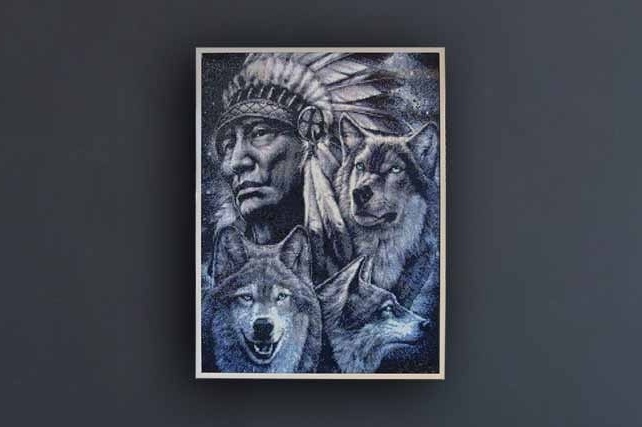 Diamond painting zelf inlijsten