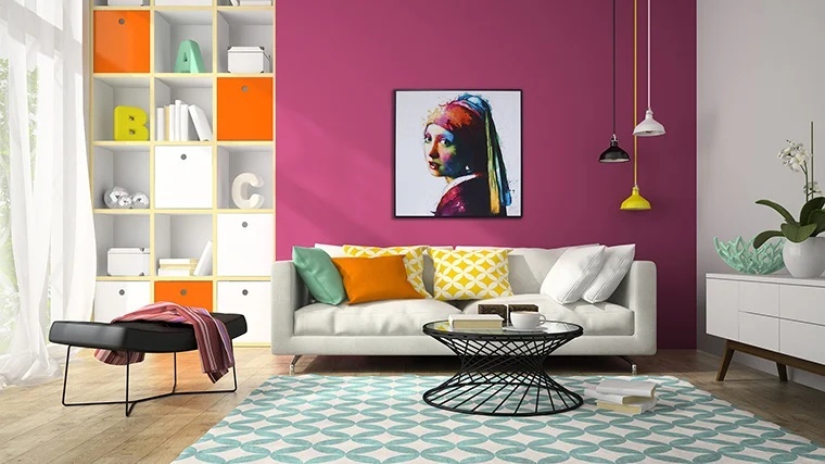 meisje-met-de-parel-roze-kunstwerk
