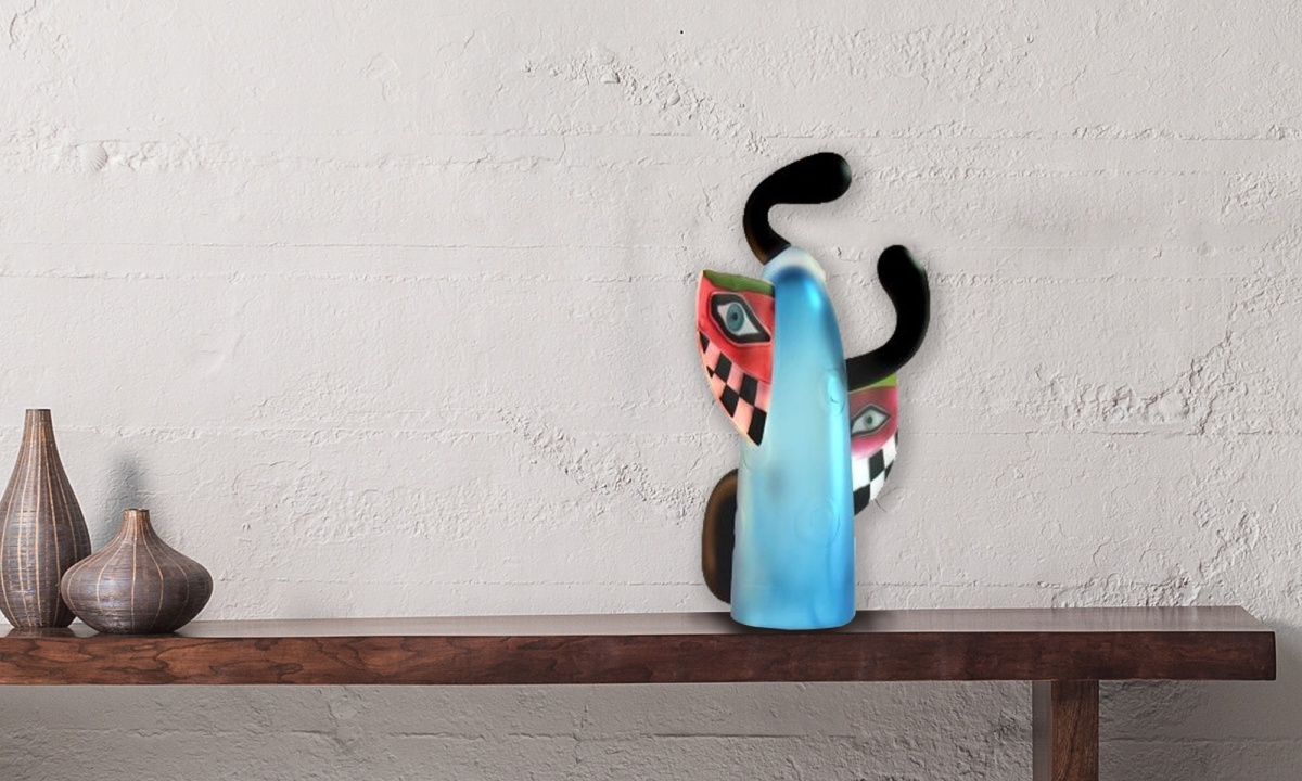 Handgemaakte glas kunstobjecten