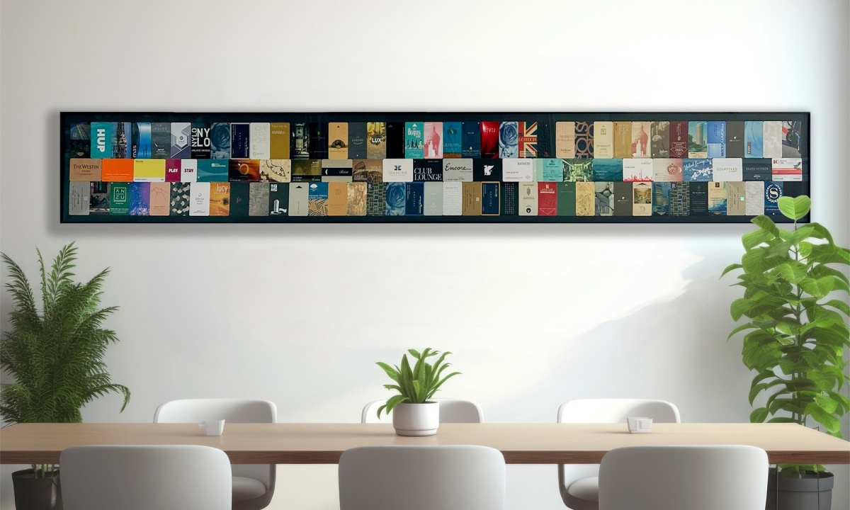 100 hotelpasjes,1 kunstwerk