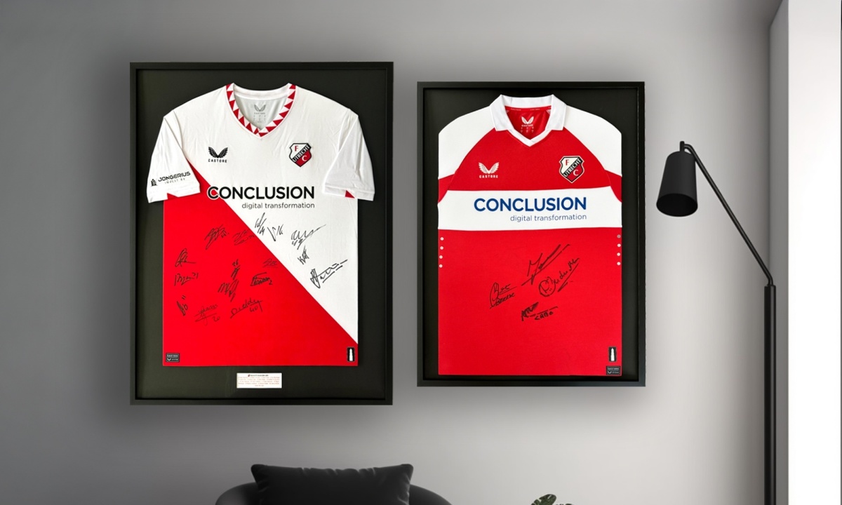 FC Utrecht ingelijst
