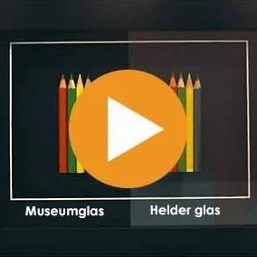 museumglas in lijsten